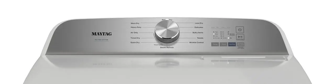 MED6500MW Maytag 7 cu ft Electric Dryer - White-2