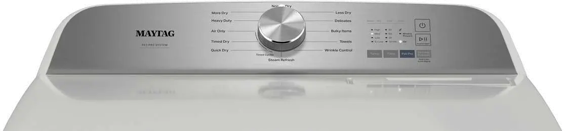 MGD6500MW Maytag 7 cu ft Gas Dryer - White-2