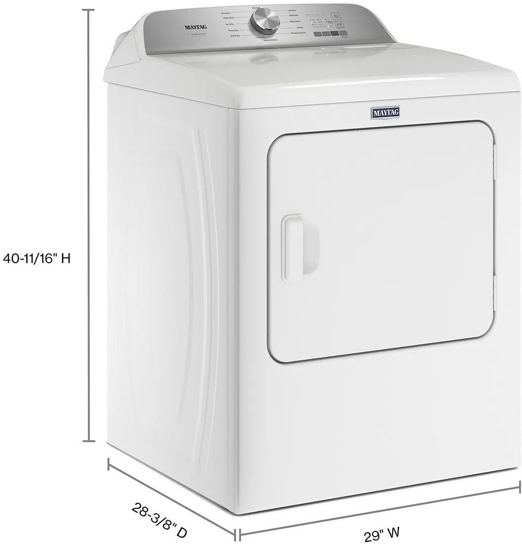 MGD6500MW Maytag 7 cu ft Gas Dryer - White-6