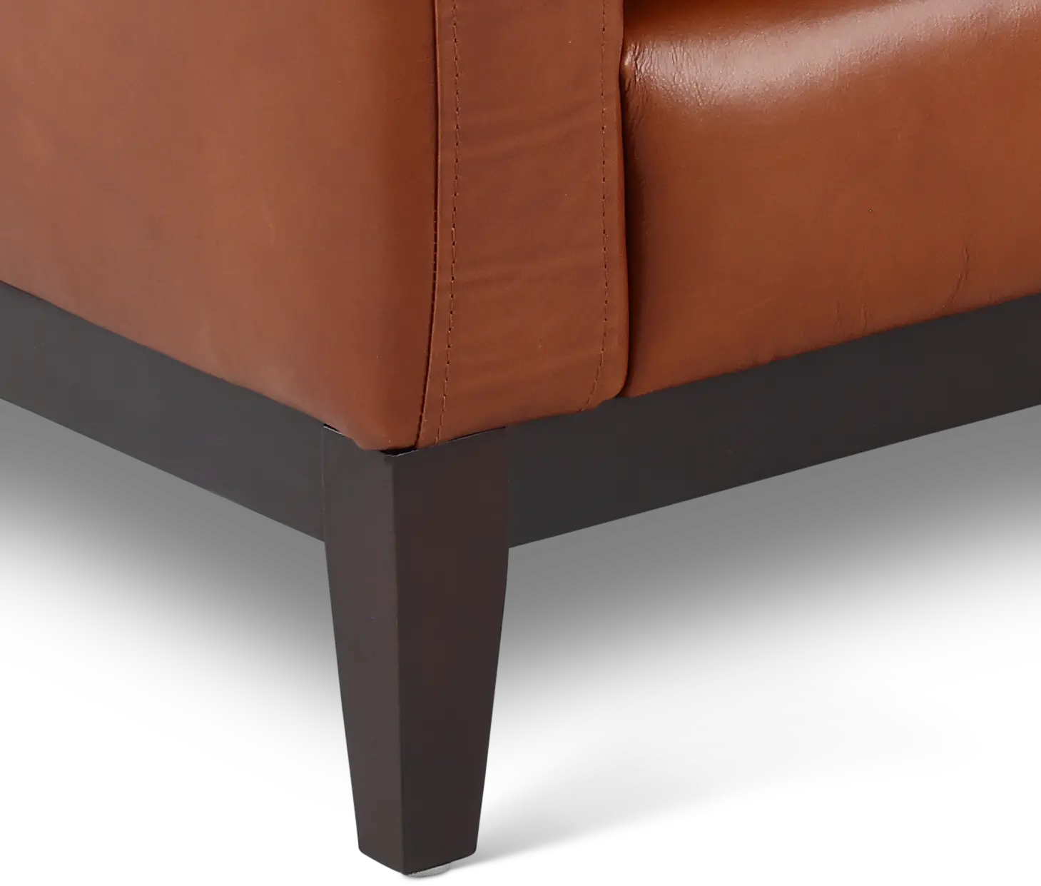 De la Cruz Brown Leather Sofa-7