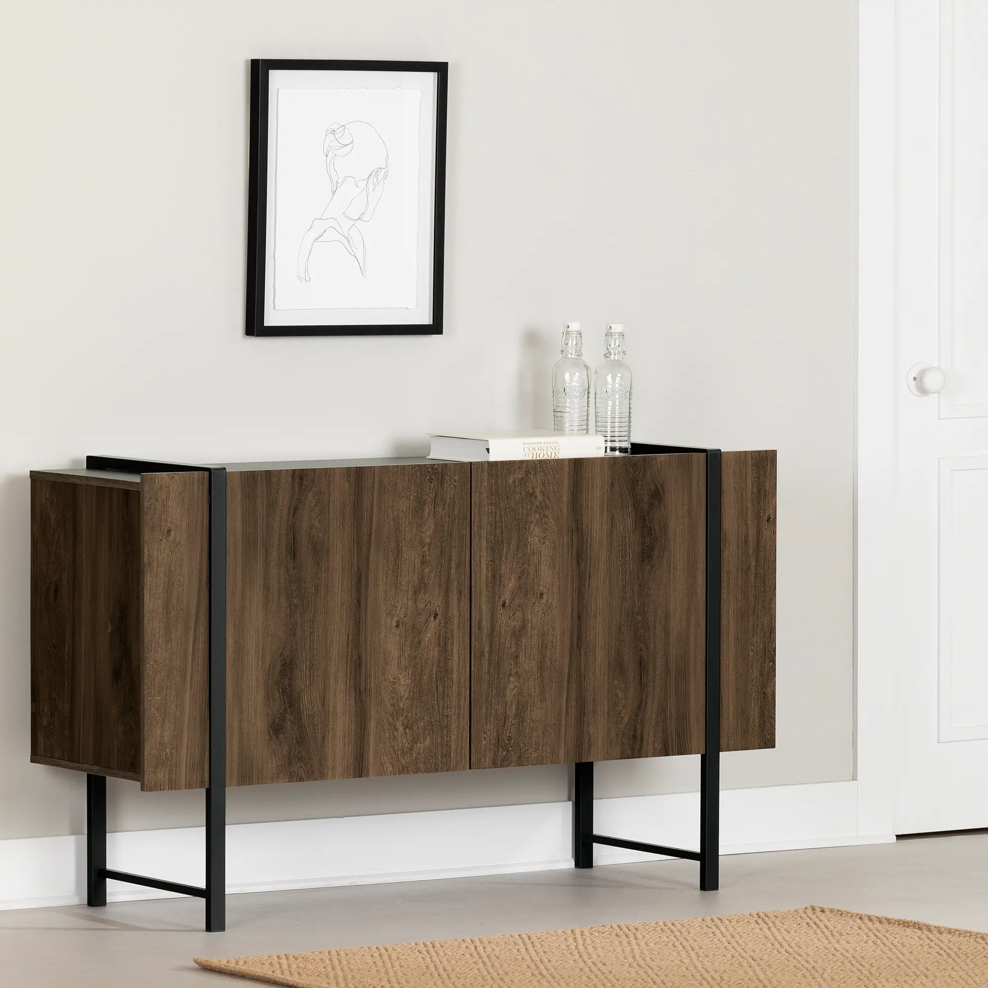 14383 Mezzy Dark Brown Sideboard-2