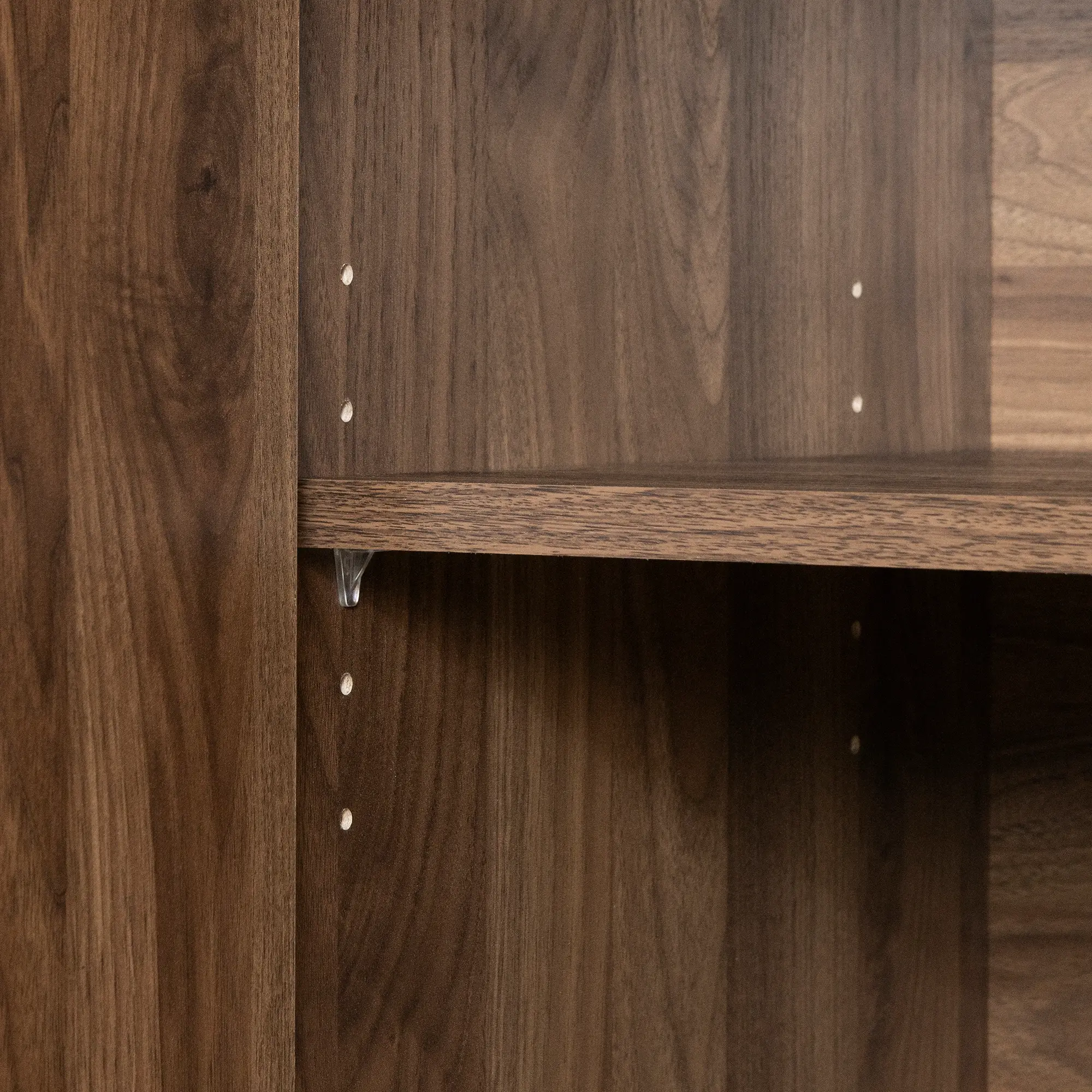 14465 Maliza Walnut and White Storage Cabinet-7