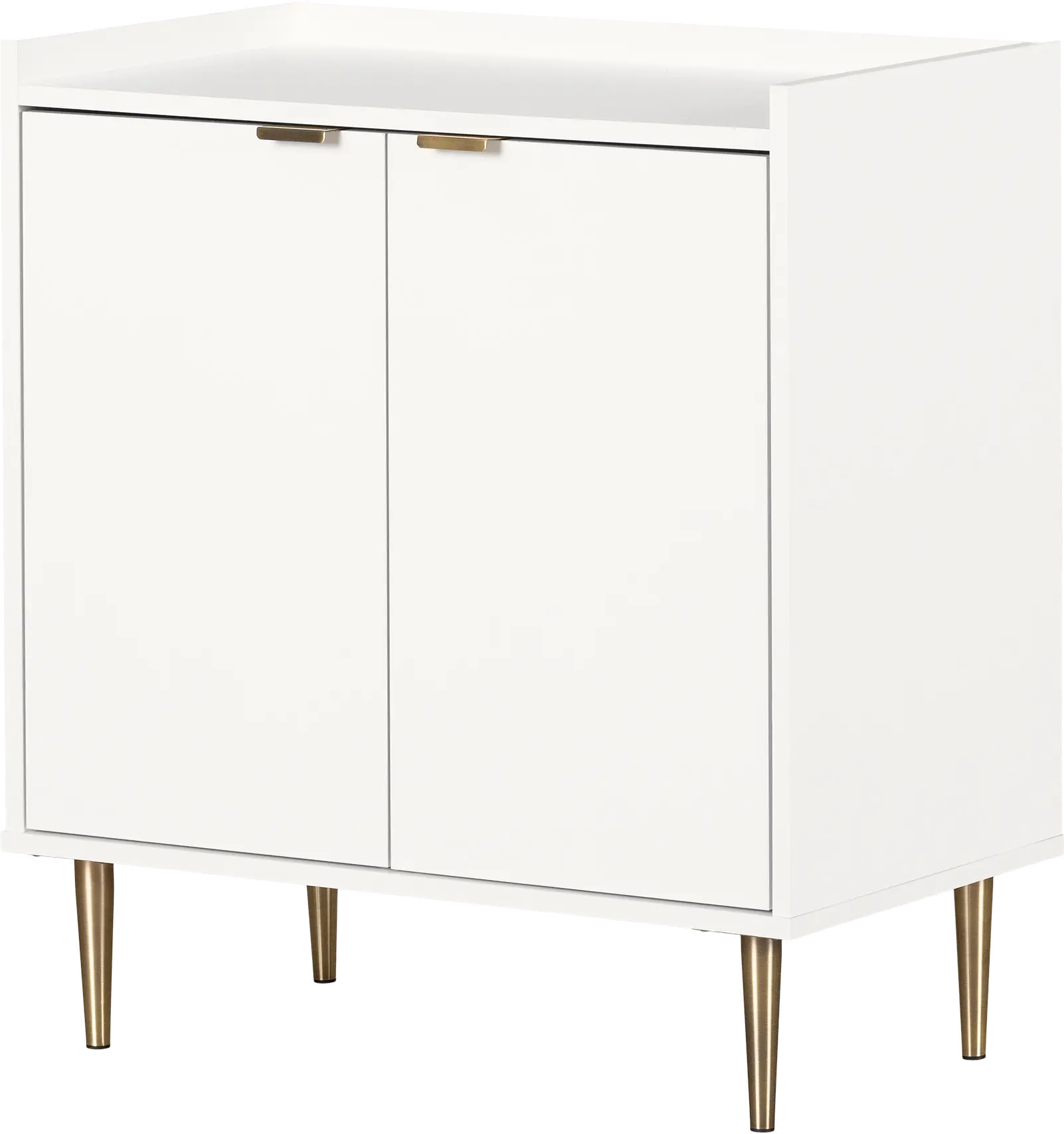 14466 Maliza White Storage Cabinet-1