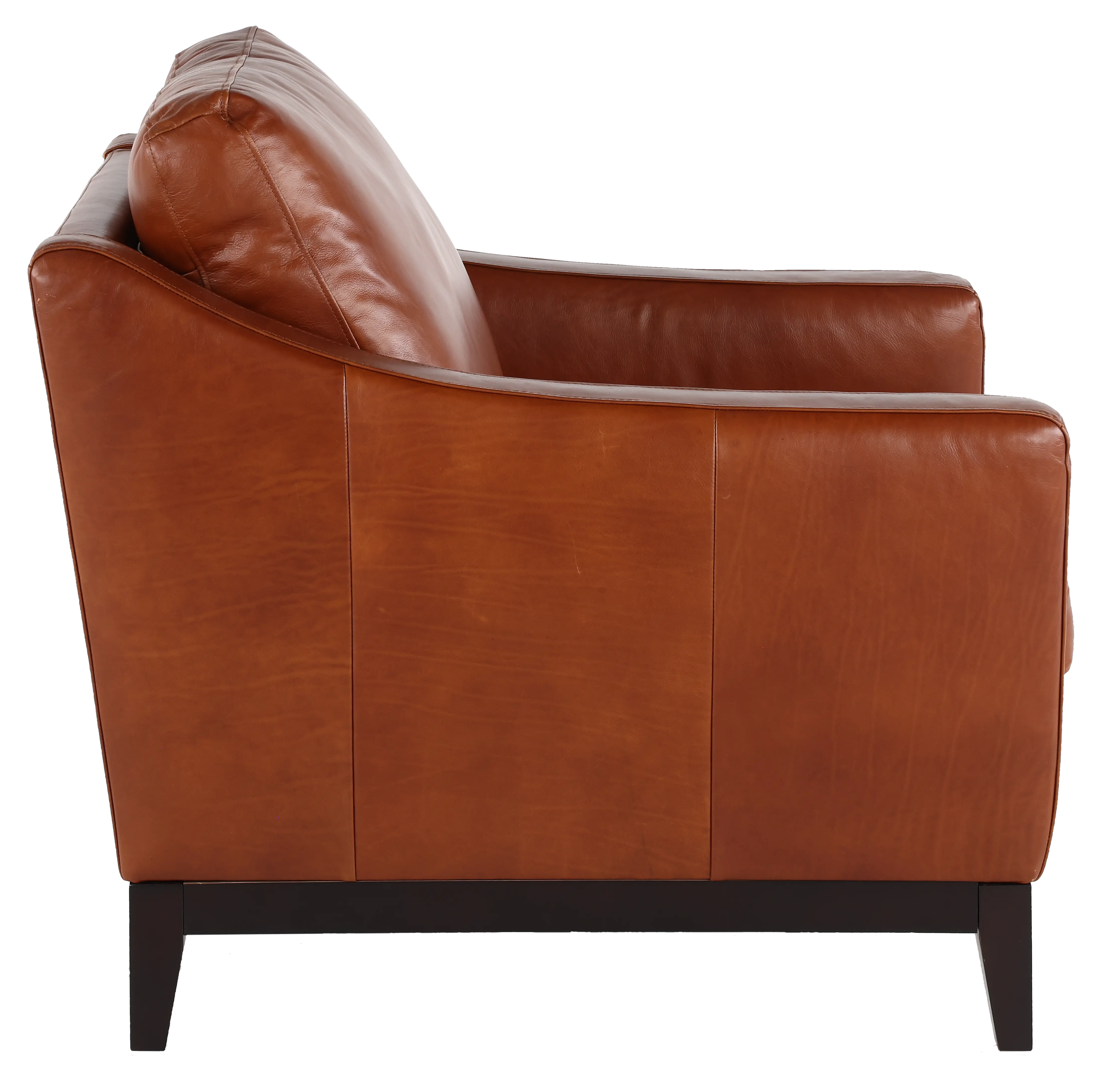 De la Cruz Brown Leather Chair-5