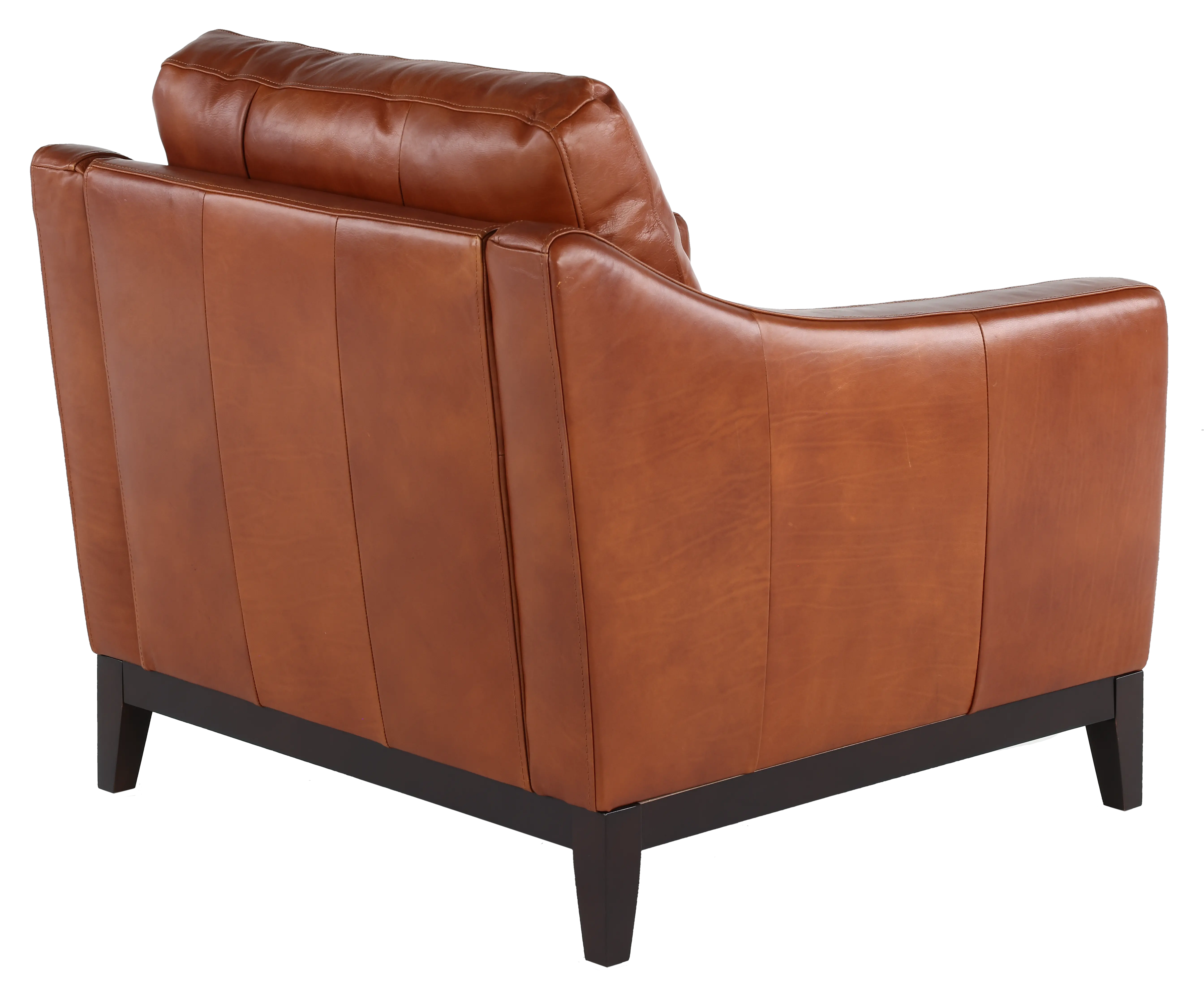 De la Cruz Brown Leather Chair-6