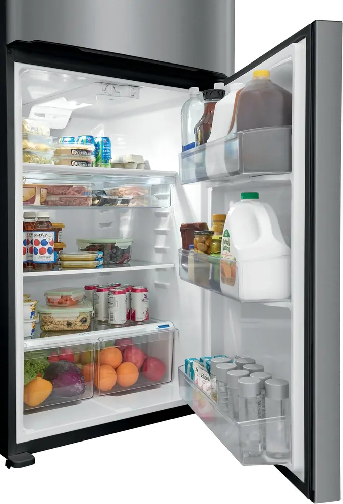 FFTR2045VS-PROJECT Frigidaire 20 cu ft Top Freezer Refrigerator - 30 W Stainless Steel-2