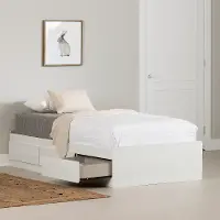 14713 Hazen White Pine Twin Storage Bed