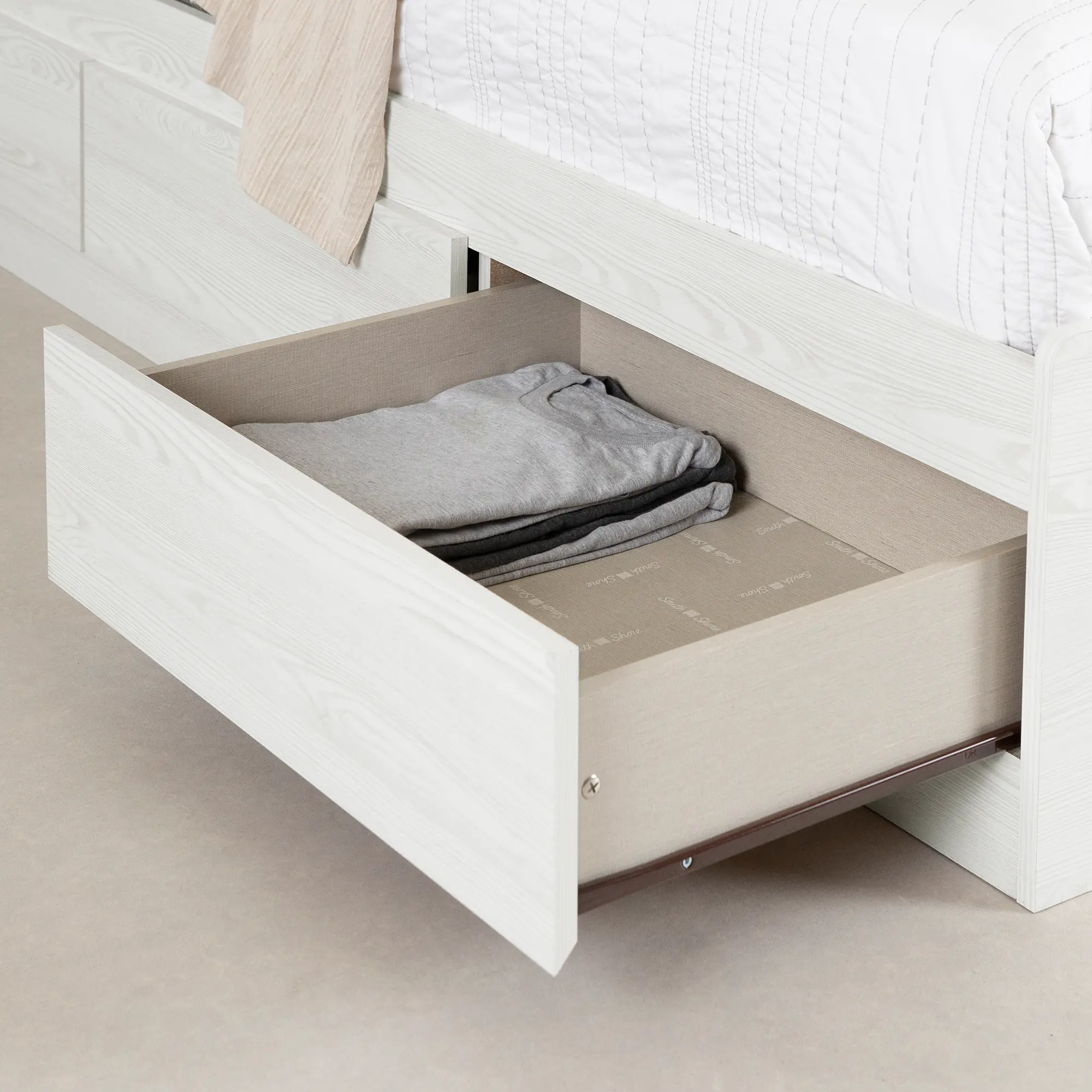 14713 Hazen White Pine Twin Storage Bed-4