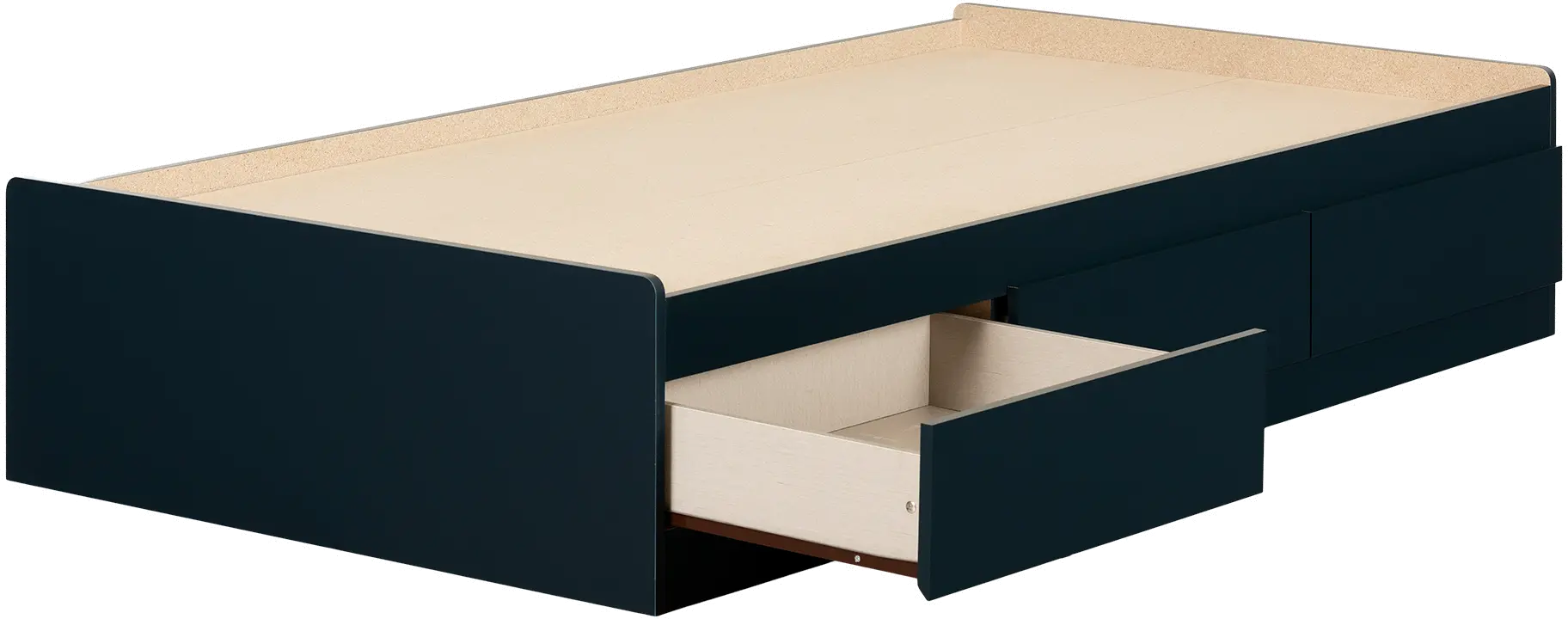 14714 Hazen Navy Blue Twin Storage Bed-1