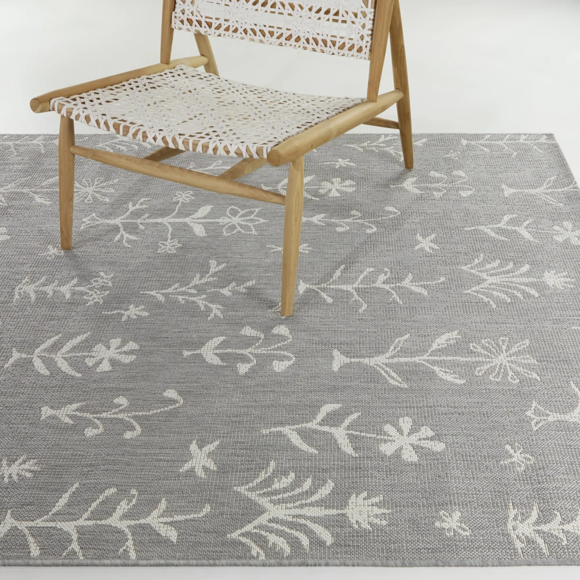 Rosemary 5 x 7 Floral Botanical Outdoor Patio Rug-3