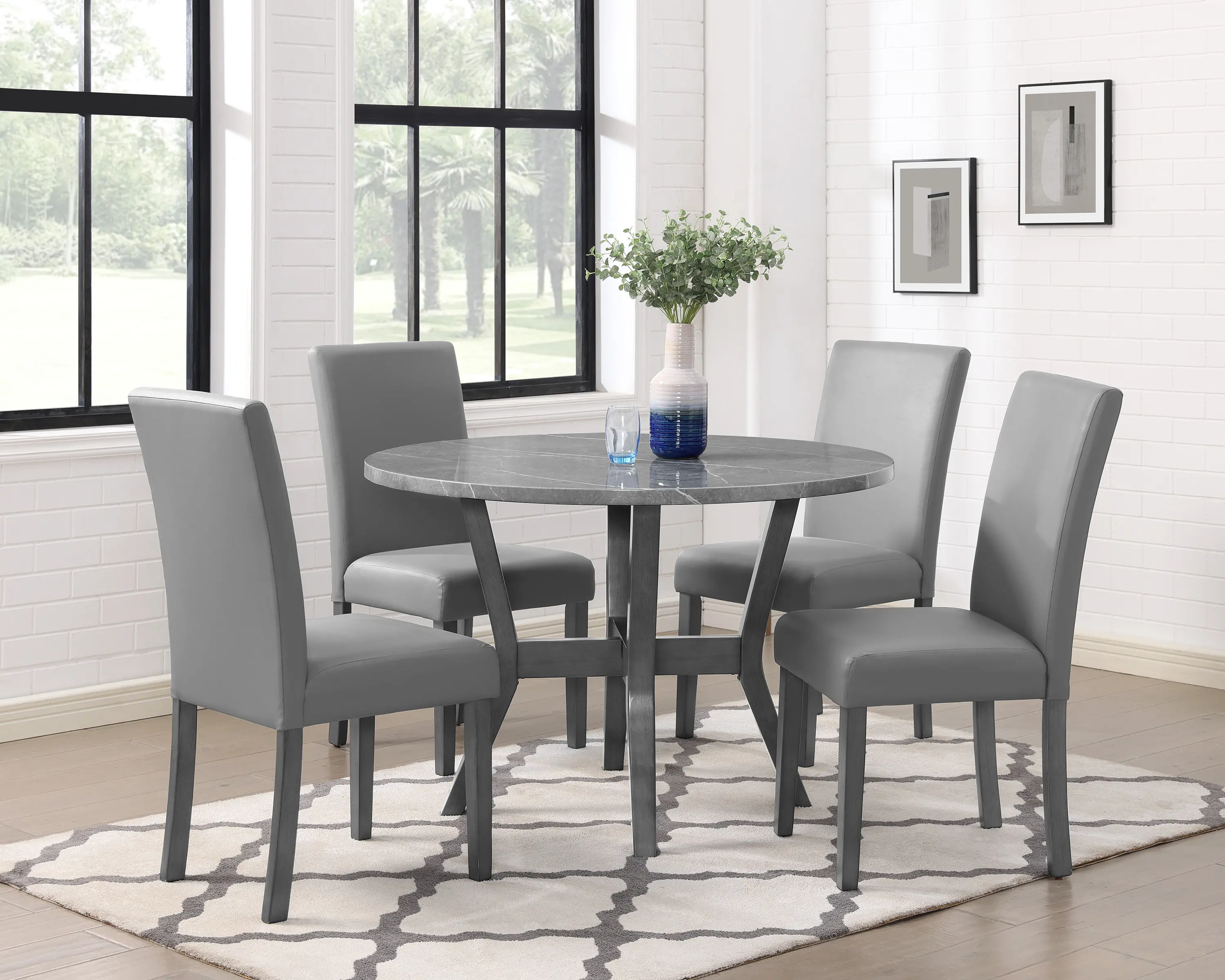 Judson Gray 5 Piece Dining Room Set-2