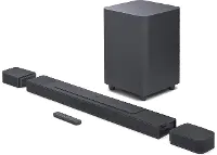 JBLBAR1000PROBLKAM JBL Bar 1000 Powered 7.1.4-Channel Sound Bar System With Detachable Surround Speakers and Subwoofer