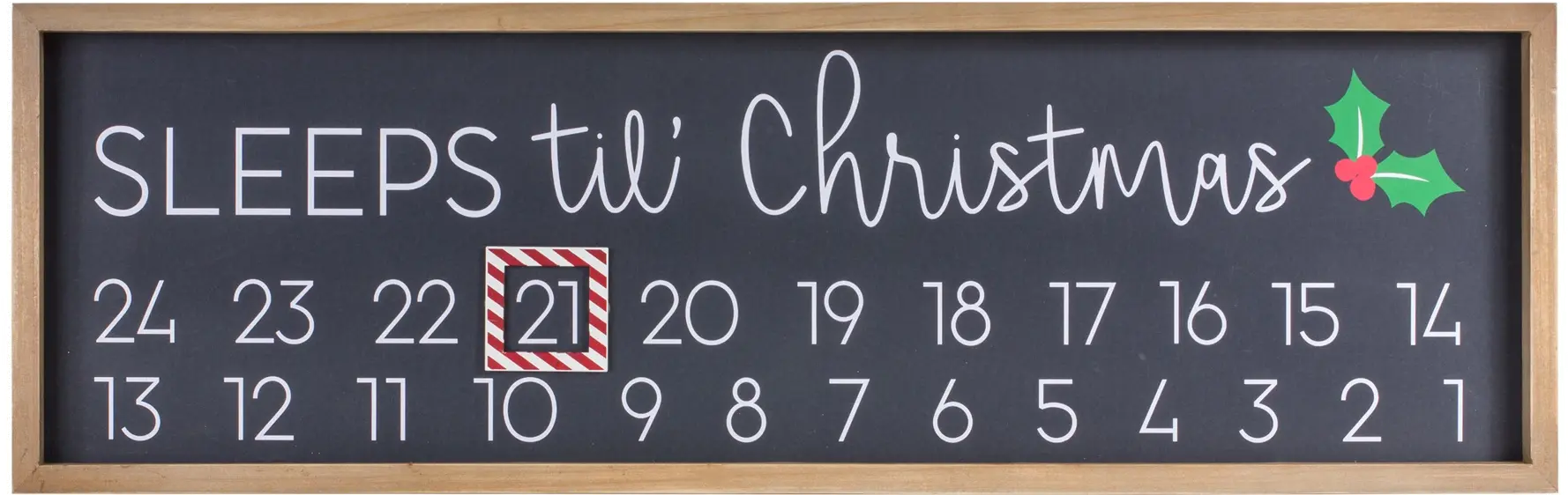  Sleeps Til' Christmas  Sign-1