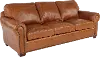 Tahoe Saddle Brown Leather Sofa