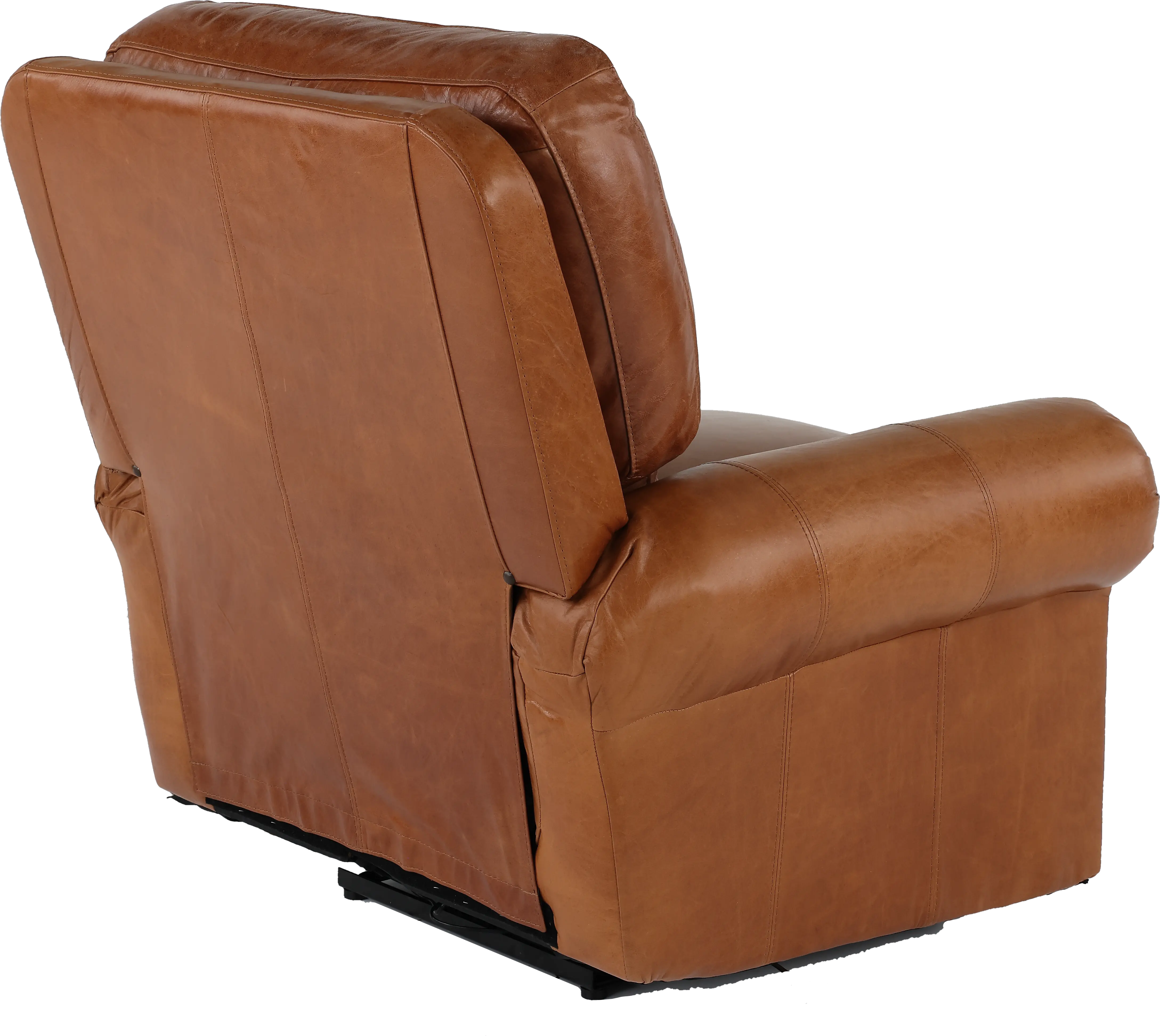 Tahoe Saddle Brown Leather Power Recliner-7