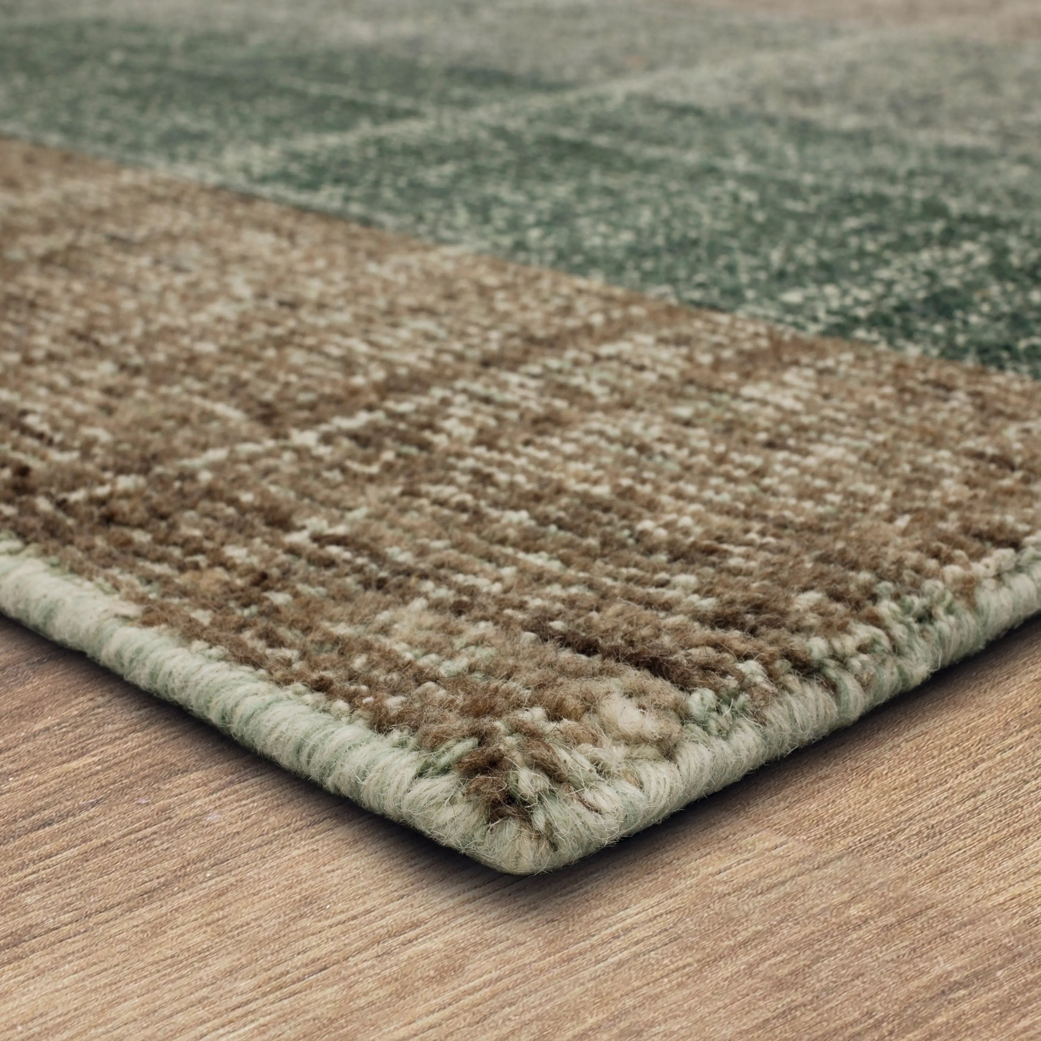 RG864-026/5X8-RUG Wabi Sabi 5 x 8 Natural Teal Area Rug-4