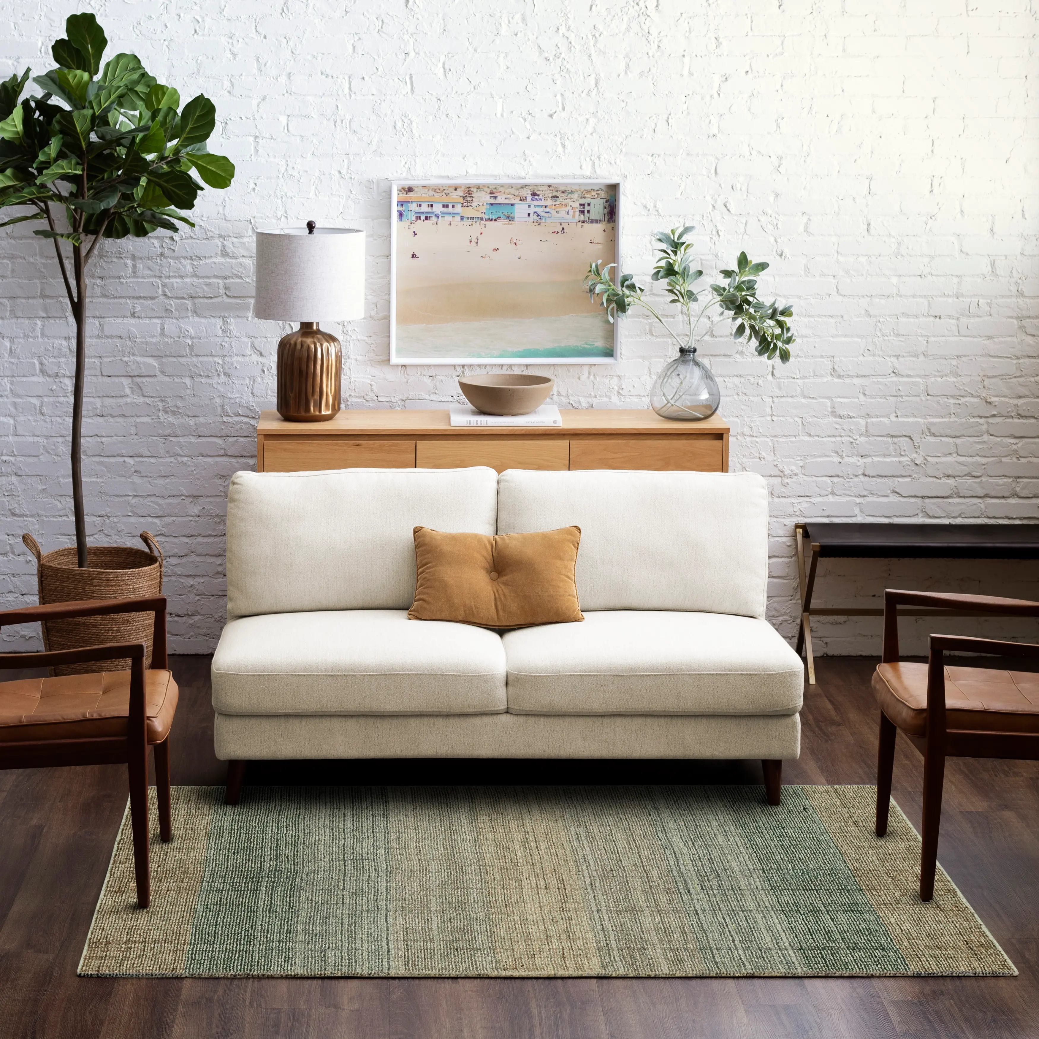RG864-026/8X10-RUG Wabi Sabi 8 x 10 Natural Teal Area Rug-2