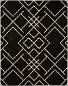 R1128-639/8X10-RUG Traverse 8 x 10 Intersection Black Area Rug