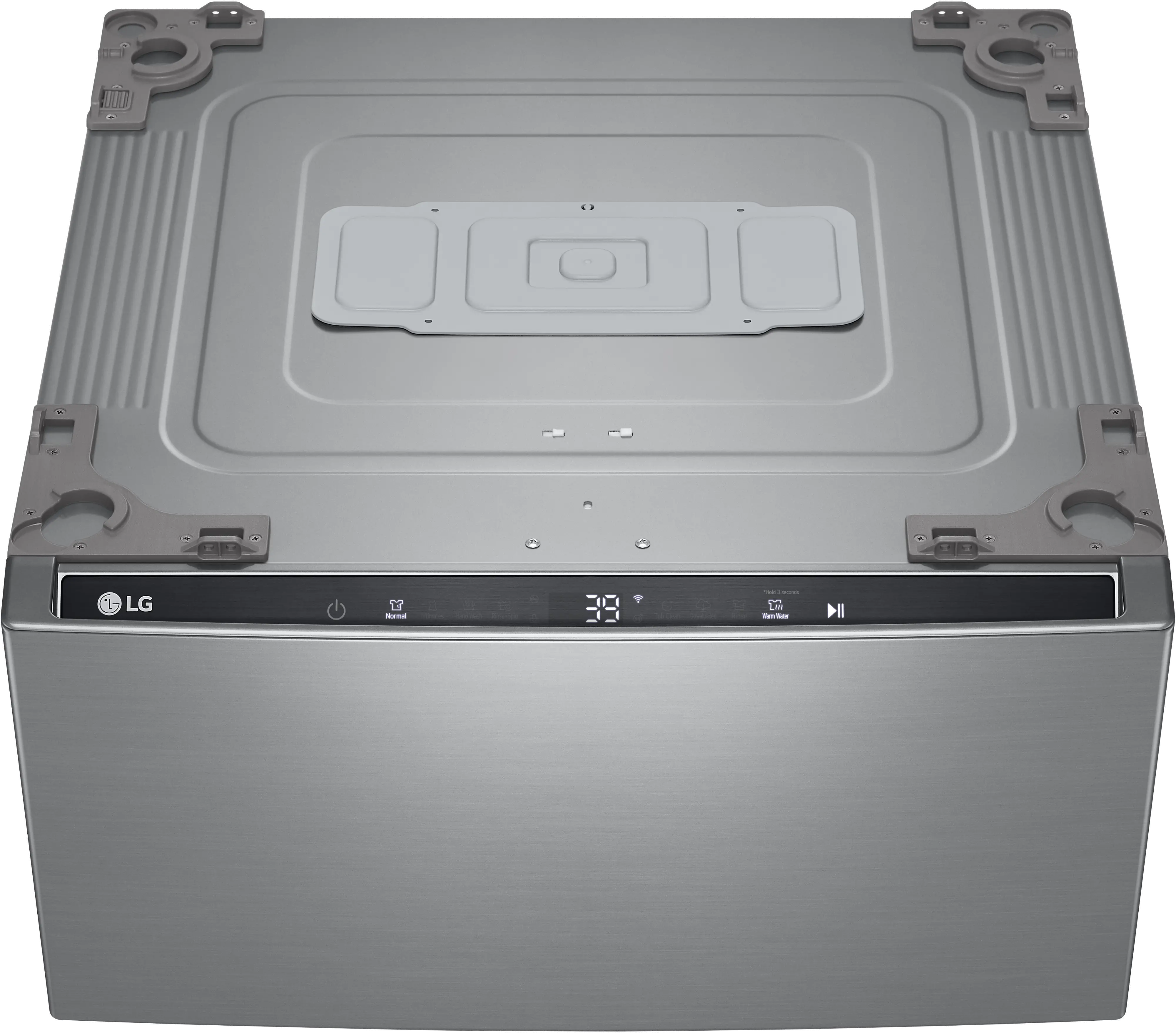 WD300CV LG Sidekick 1.0 cu ft Pedestal Washer - Graphite Steel-1