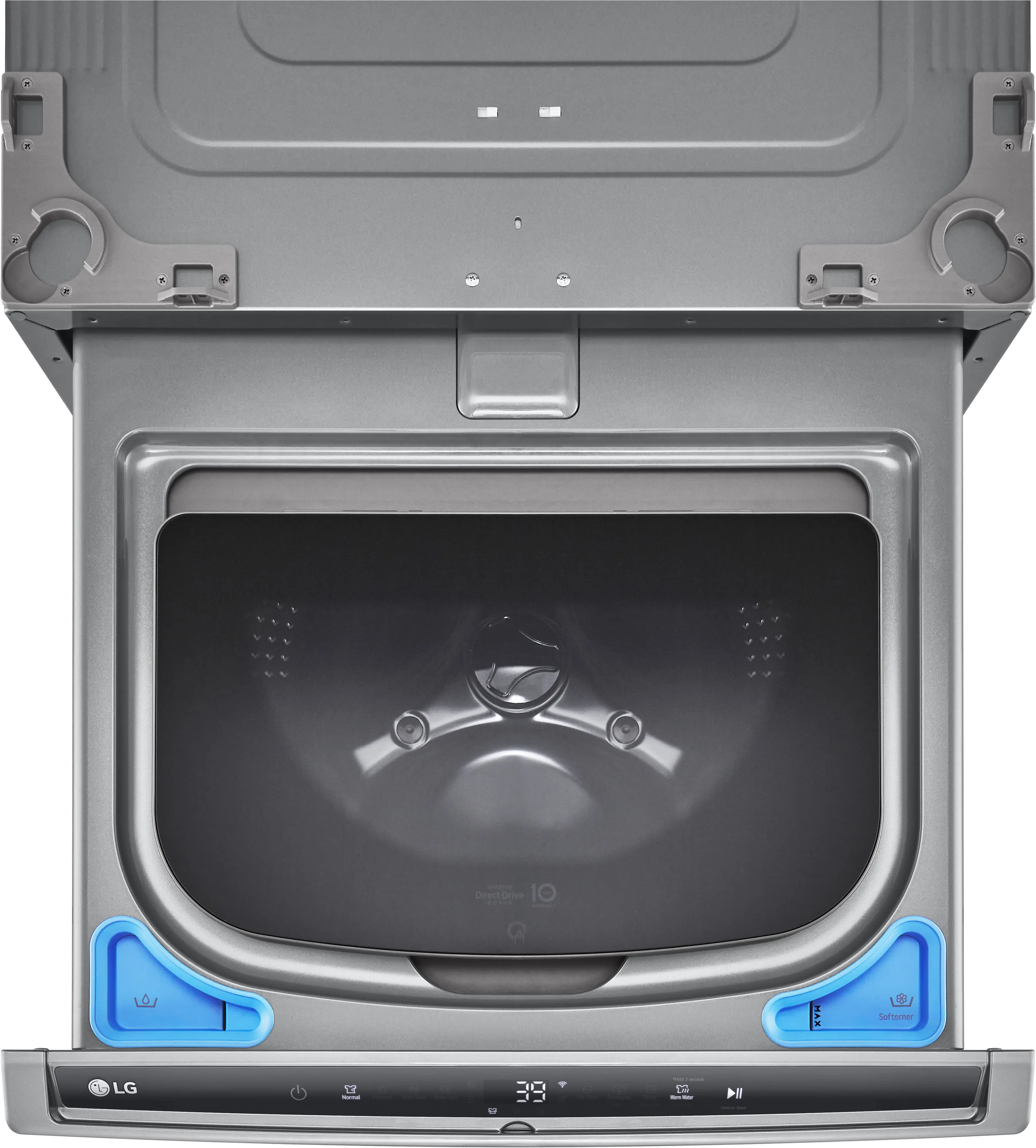 WD300CV LG Sidekick 1.0 cu ft Pedestal Washer - Graphite Steel-3