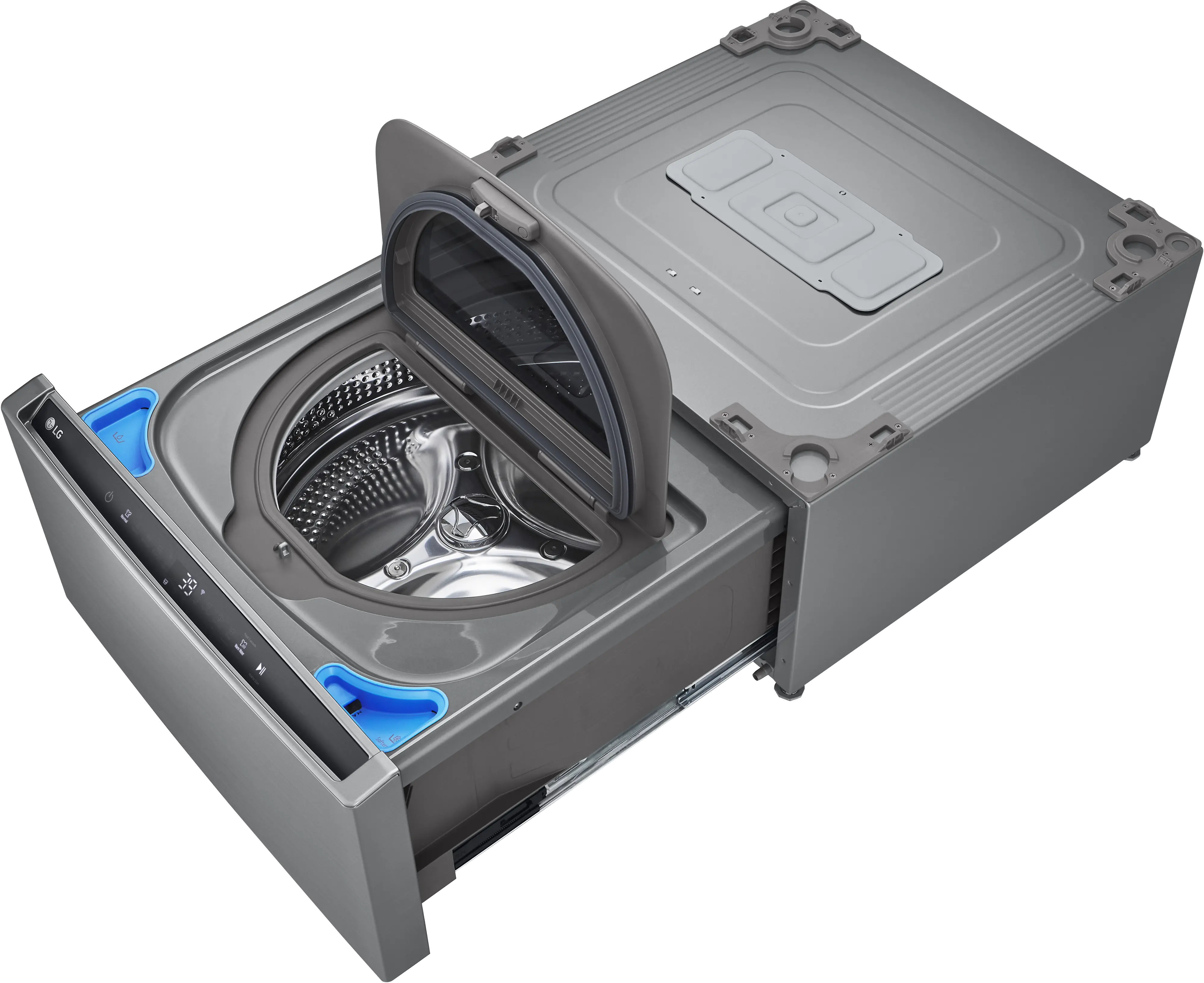 WD300CV LG Sidekick 1.0 cu ft Pedestal Washer - Graphite Steel-4