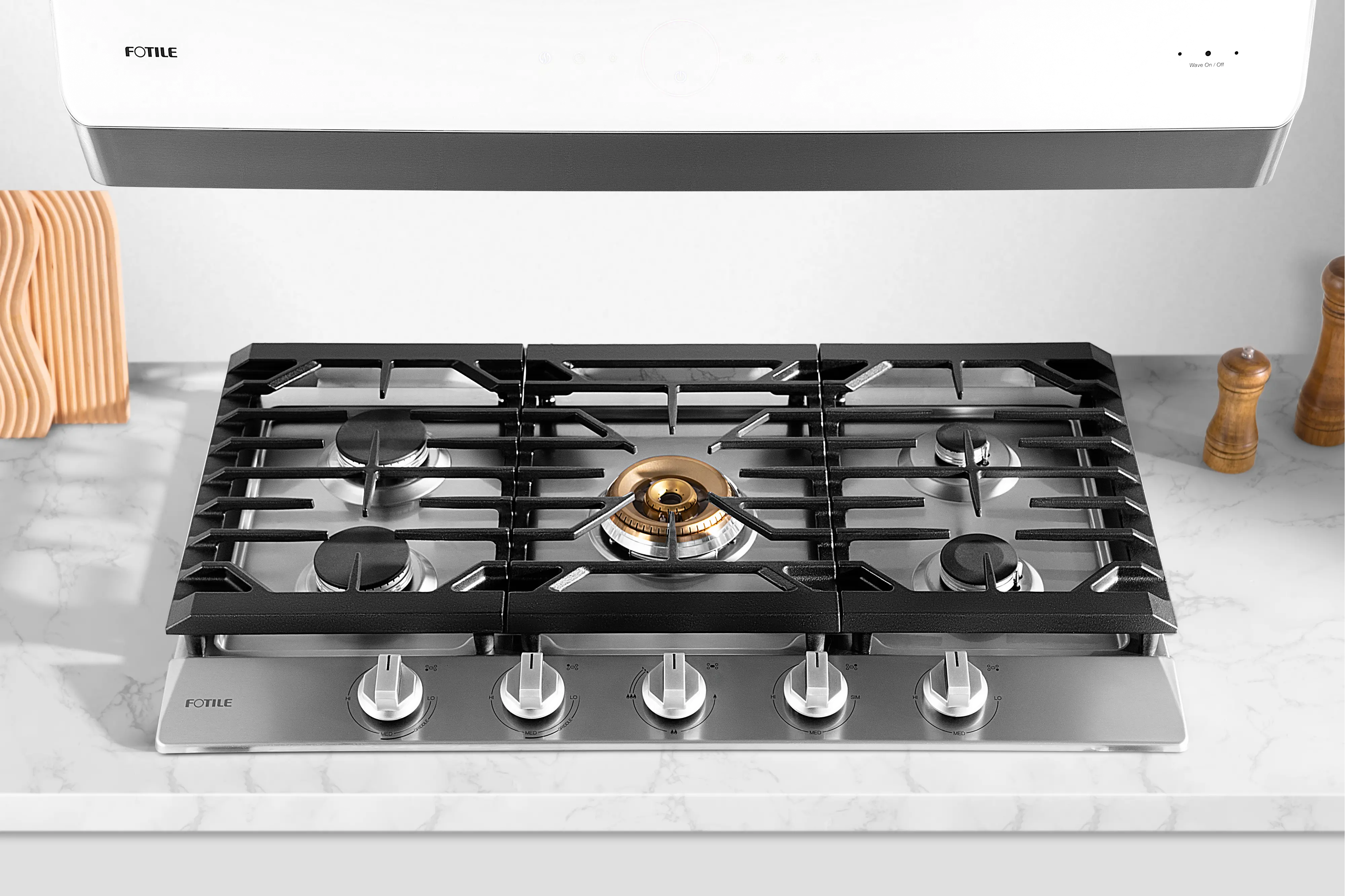 FOTILE 36” Gas 5 Burner Cooktop-2