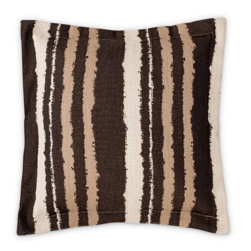 Butler Brown Strip Accent Pillow