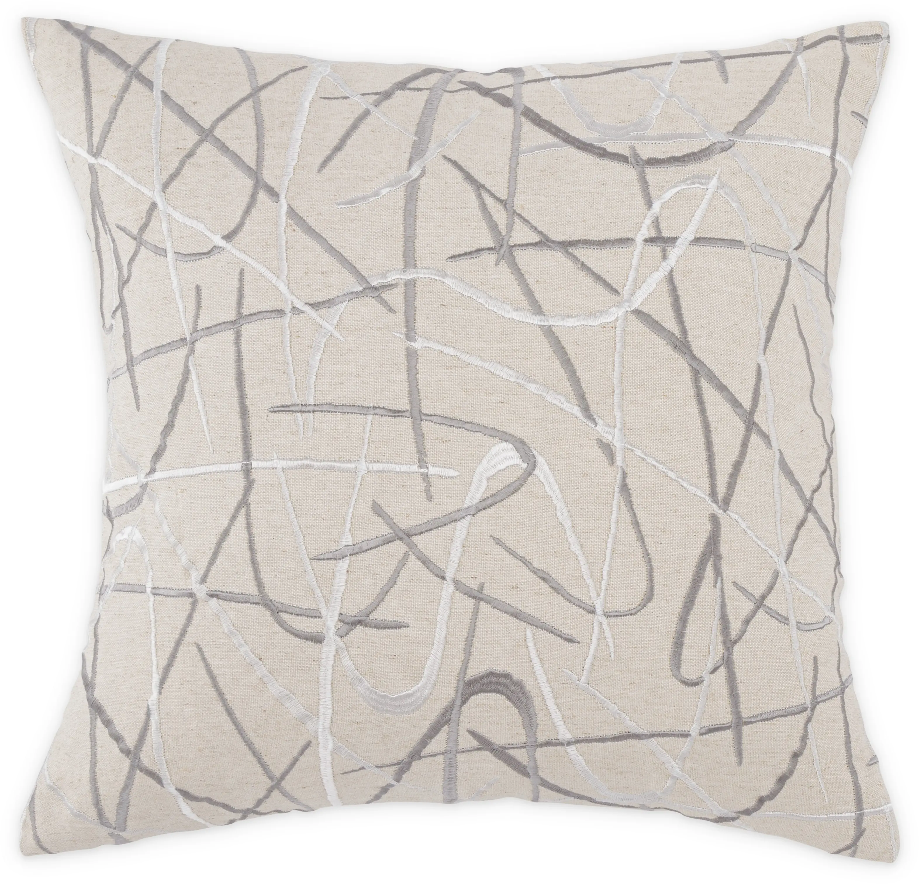 Exposition Beige Accent Pillow-1