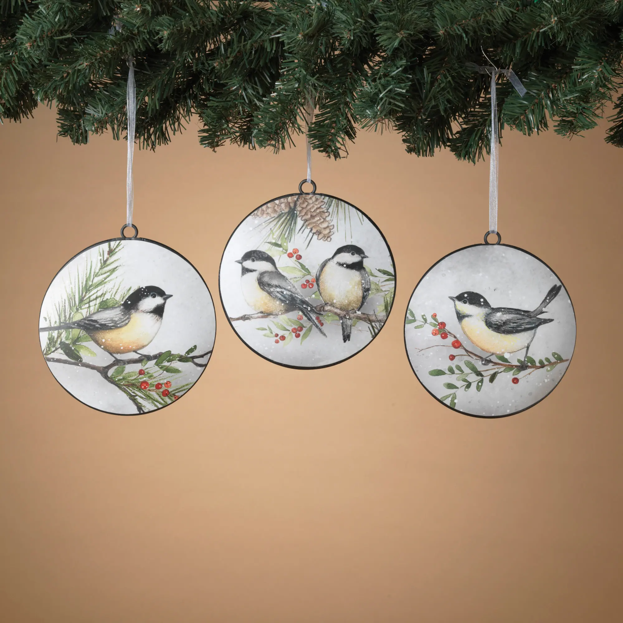 6 Inch Chickadee Ornament-2