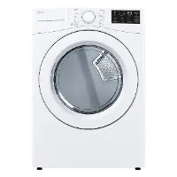 DLE3470W LG 7.4 cu ft Electric Dryer - White 3470W