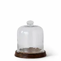 9.75  Wavy Glass Cloche