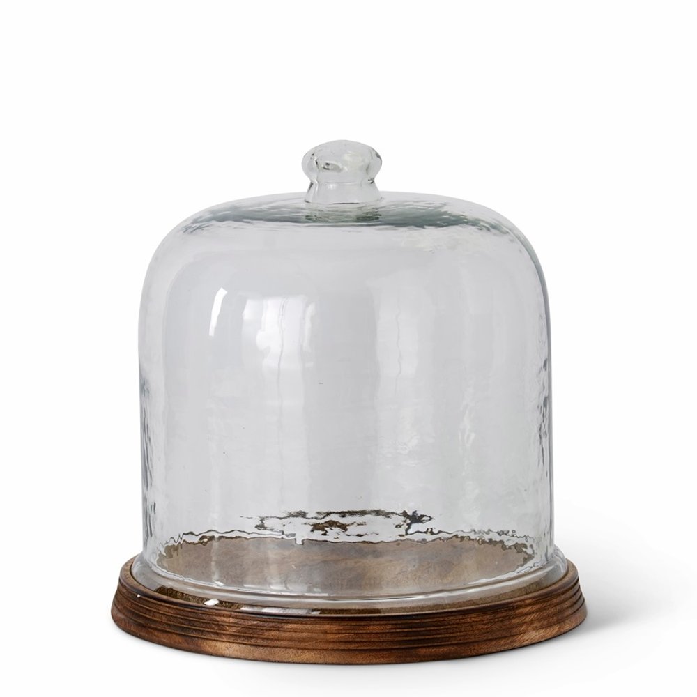 12.25" Wavy Glass Cloche