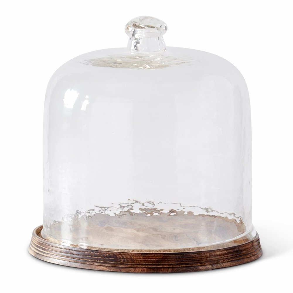 15" Wavy Glass Cloche