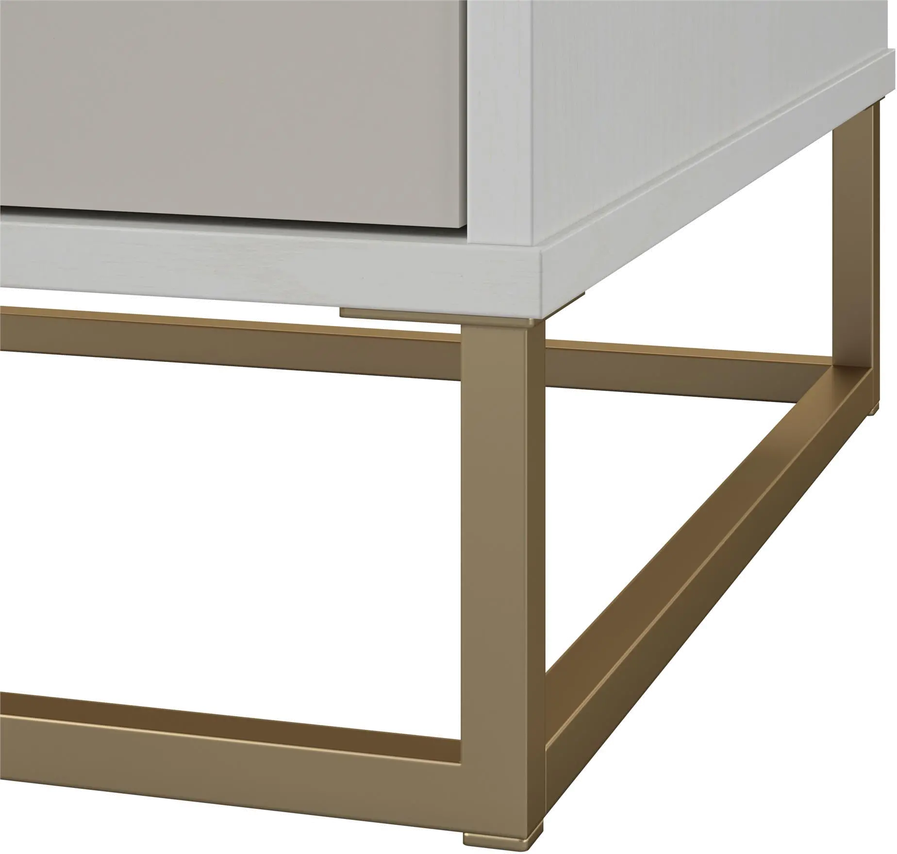 Paris Hilton x Novogratz Kelly Glam White Accent Cabinet-6