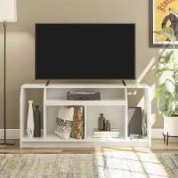 The Loft 47  White TV Stand