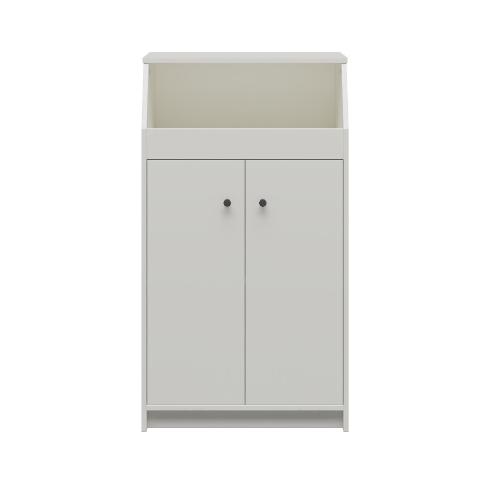 The Loft White 2-Door Storage Tower