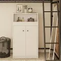 The Loft White 2-Door Storage Tower
