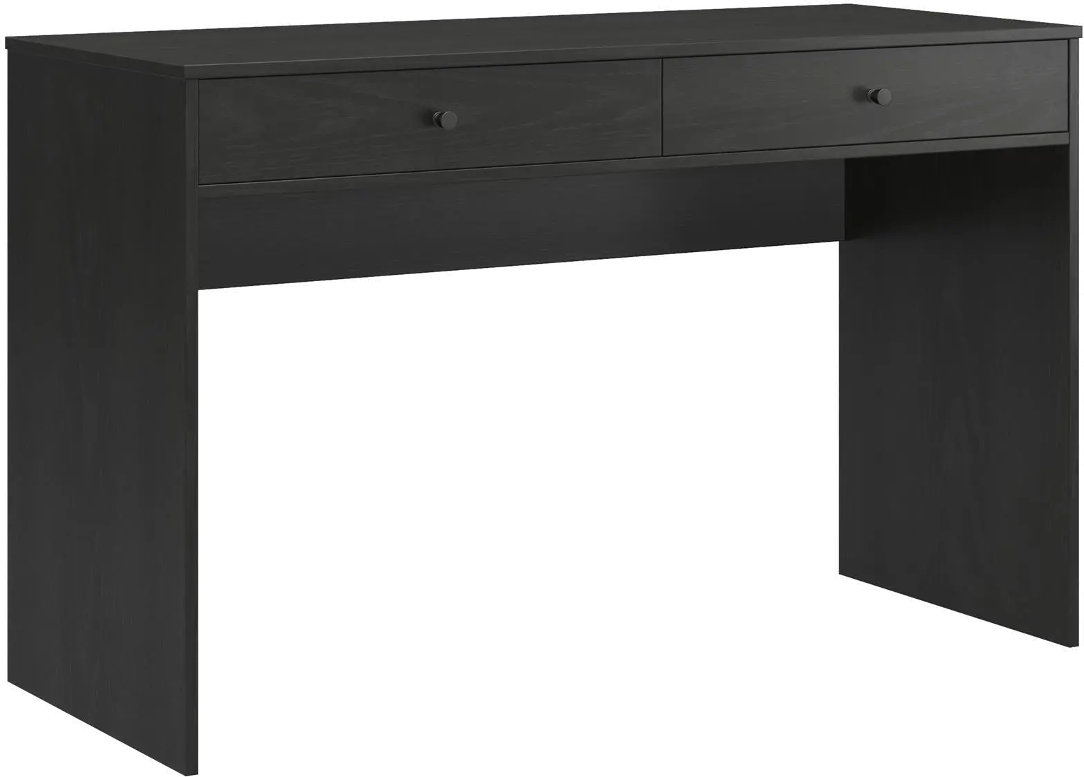 The Loft Black Oak 2-Drawer Writing Desk-4