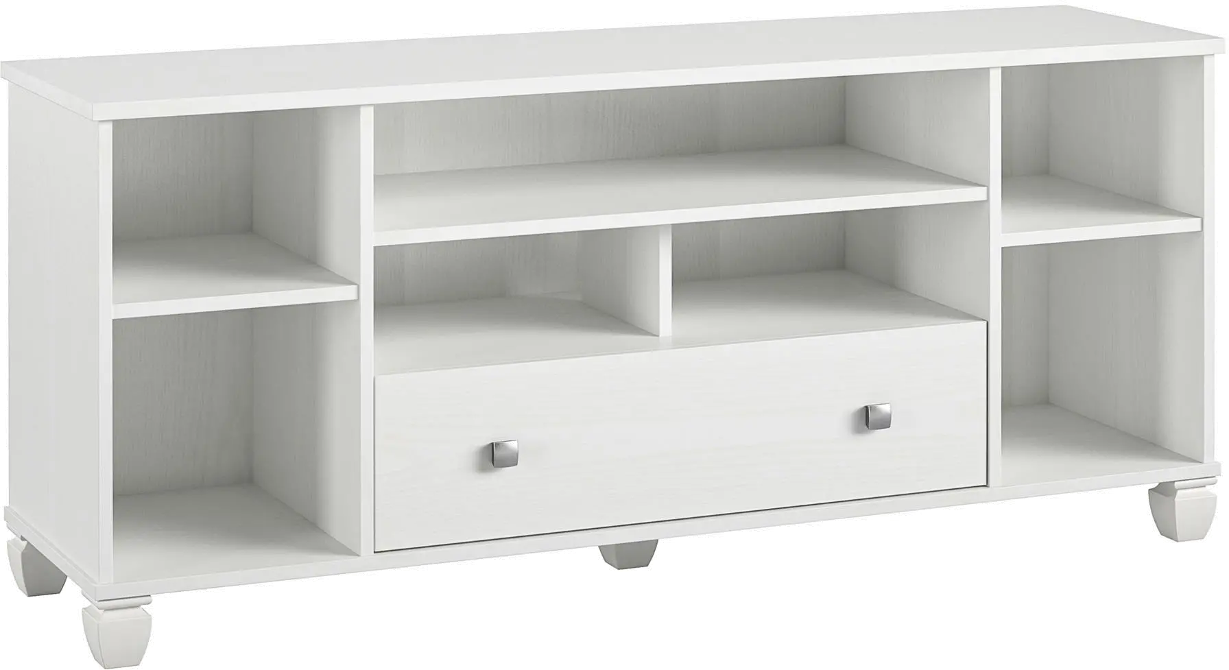 Brett 57  White TV Stand-3