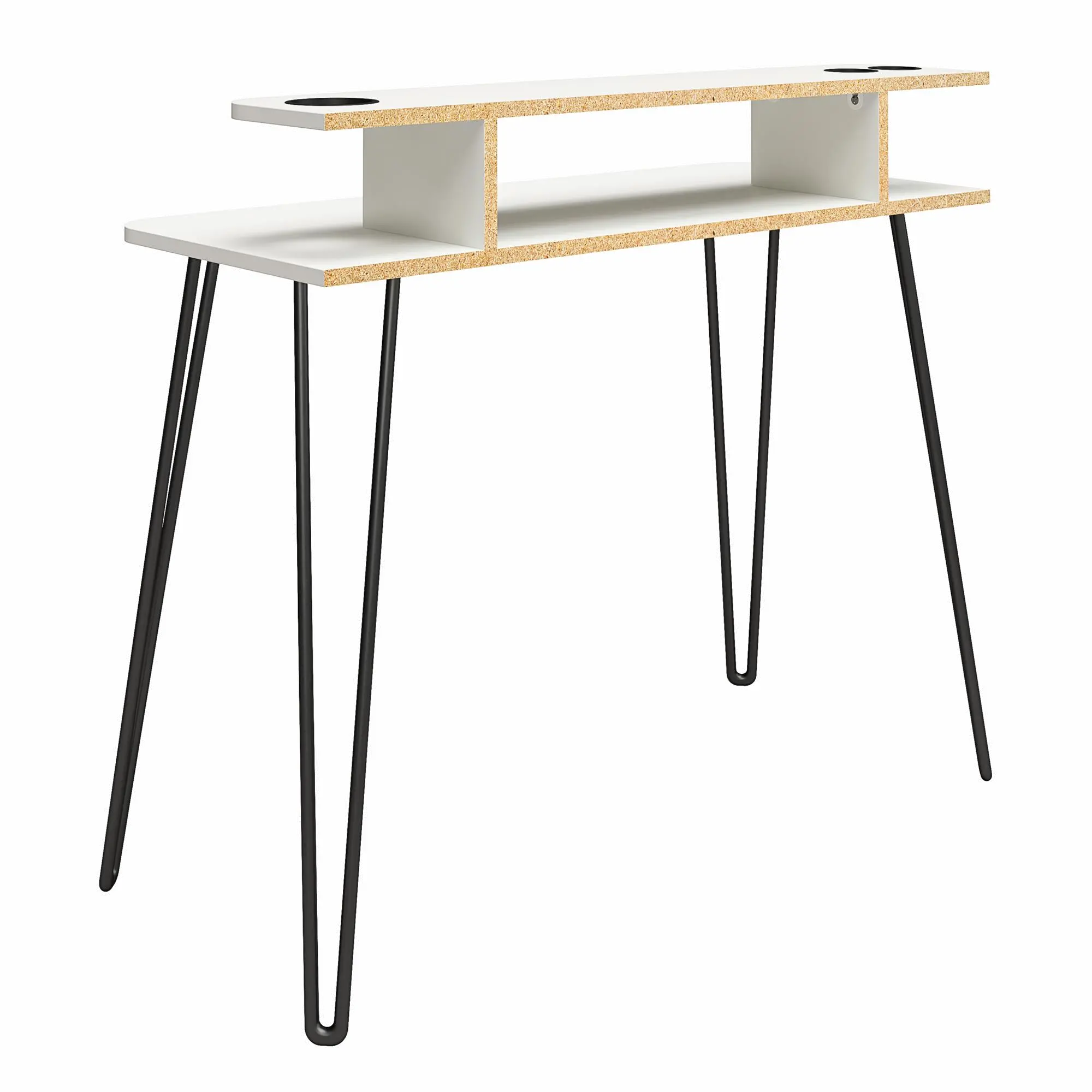 Kimberly White Mid-Century Modern Vanity-6