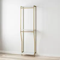 Gwyneth White Marble Closet Hanging Rods