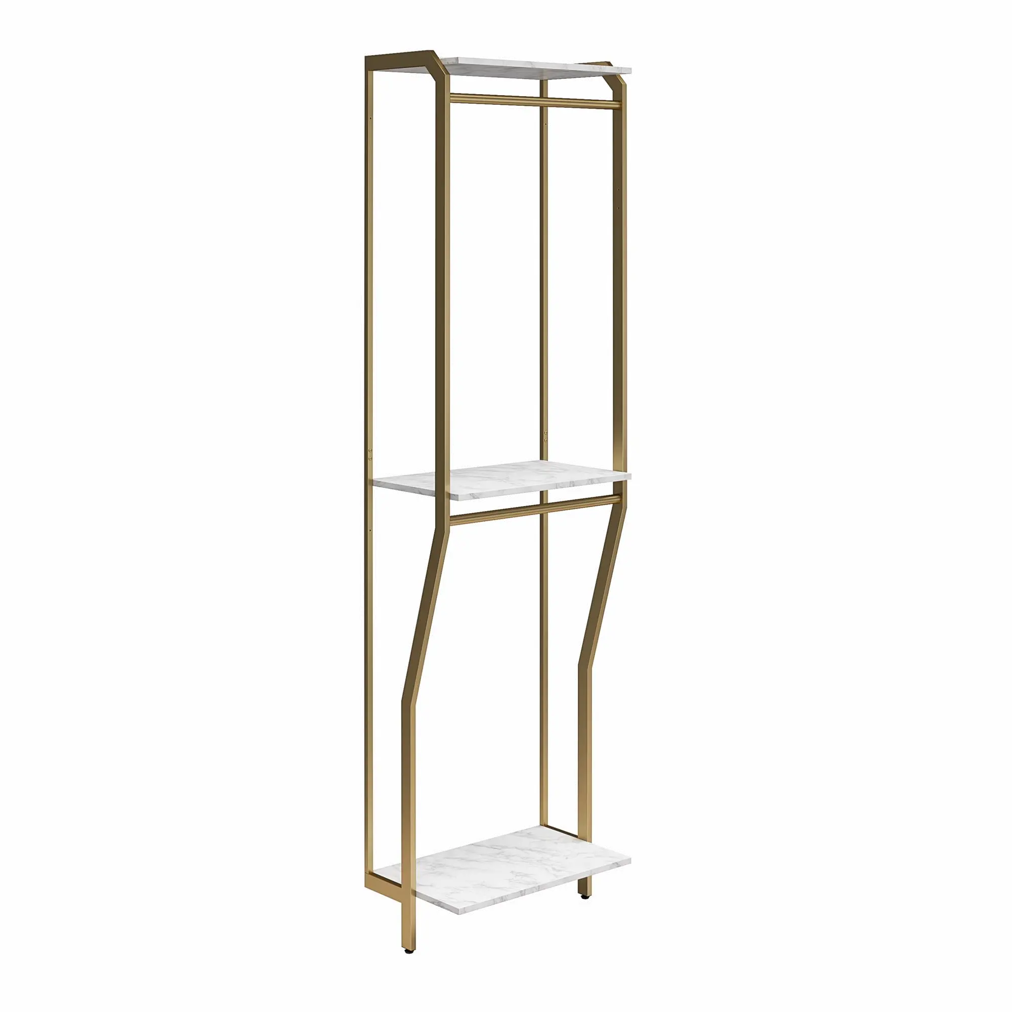 Gwyneth White Marble Closet Hanging Rods-5