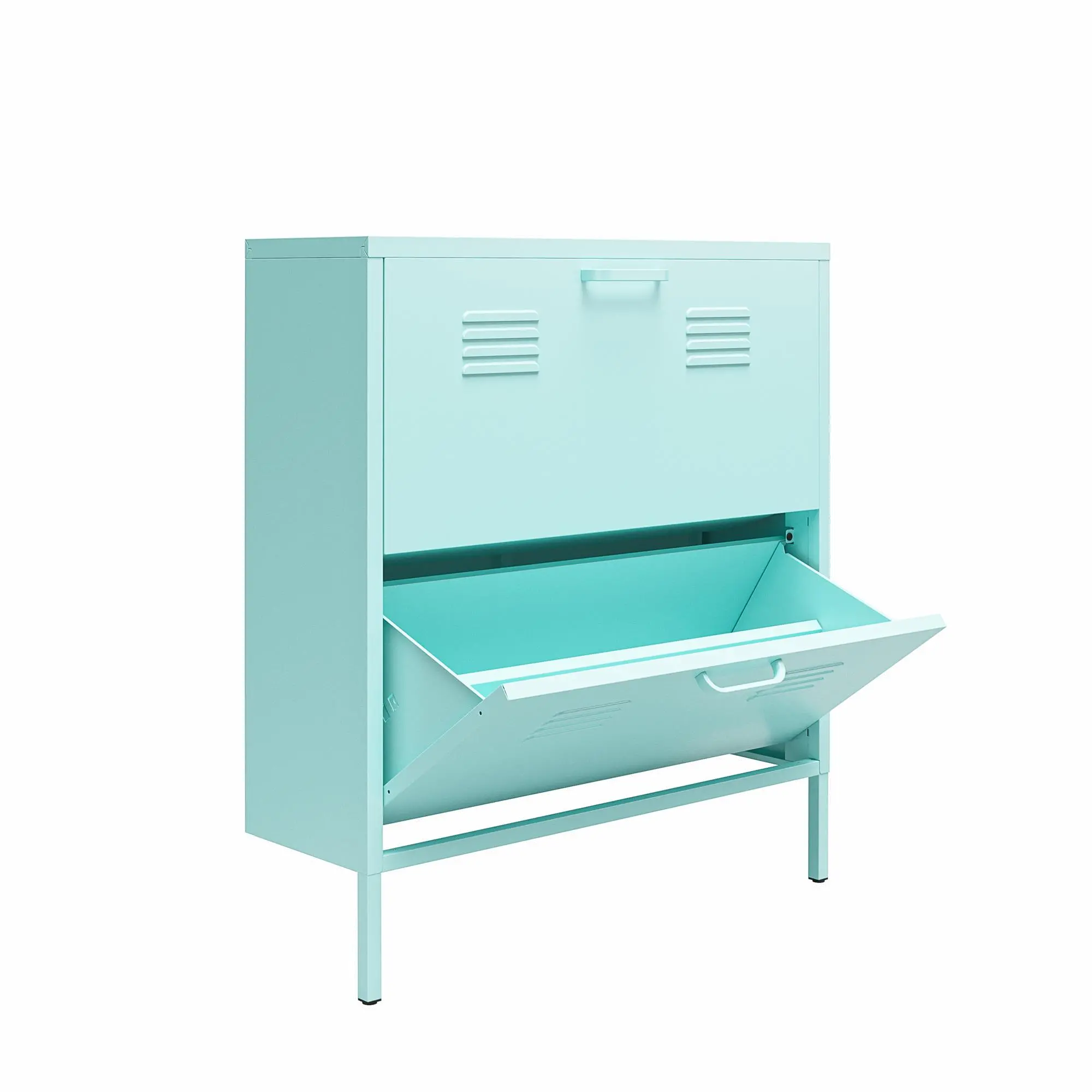 Cache Mint Locker-Style Shoe Storage Cabinet-6