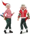 Assorted 16 Inch Skiing Posable Elf