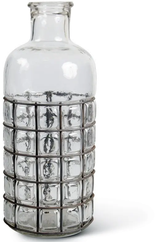 Medium 12.5-Inch Glass Bubble Vase-1