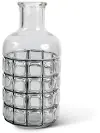 Large 16-Inch Glass Bubble Vase