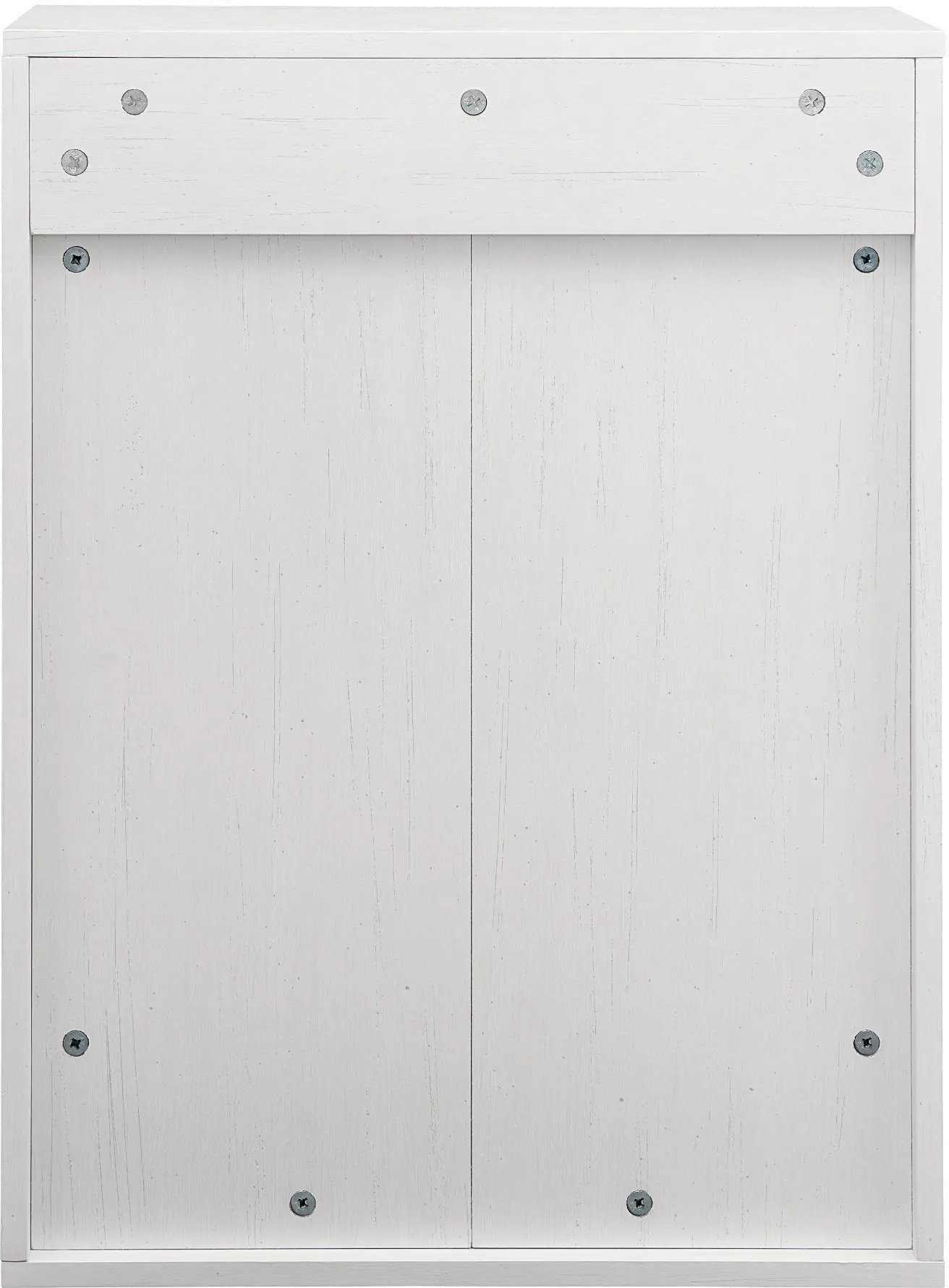 BDBADMEBRWRO Sliding Barn Door White & Oak Wall Cabinet-4