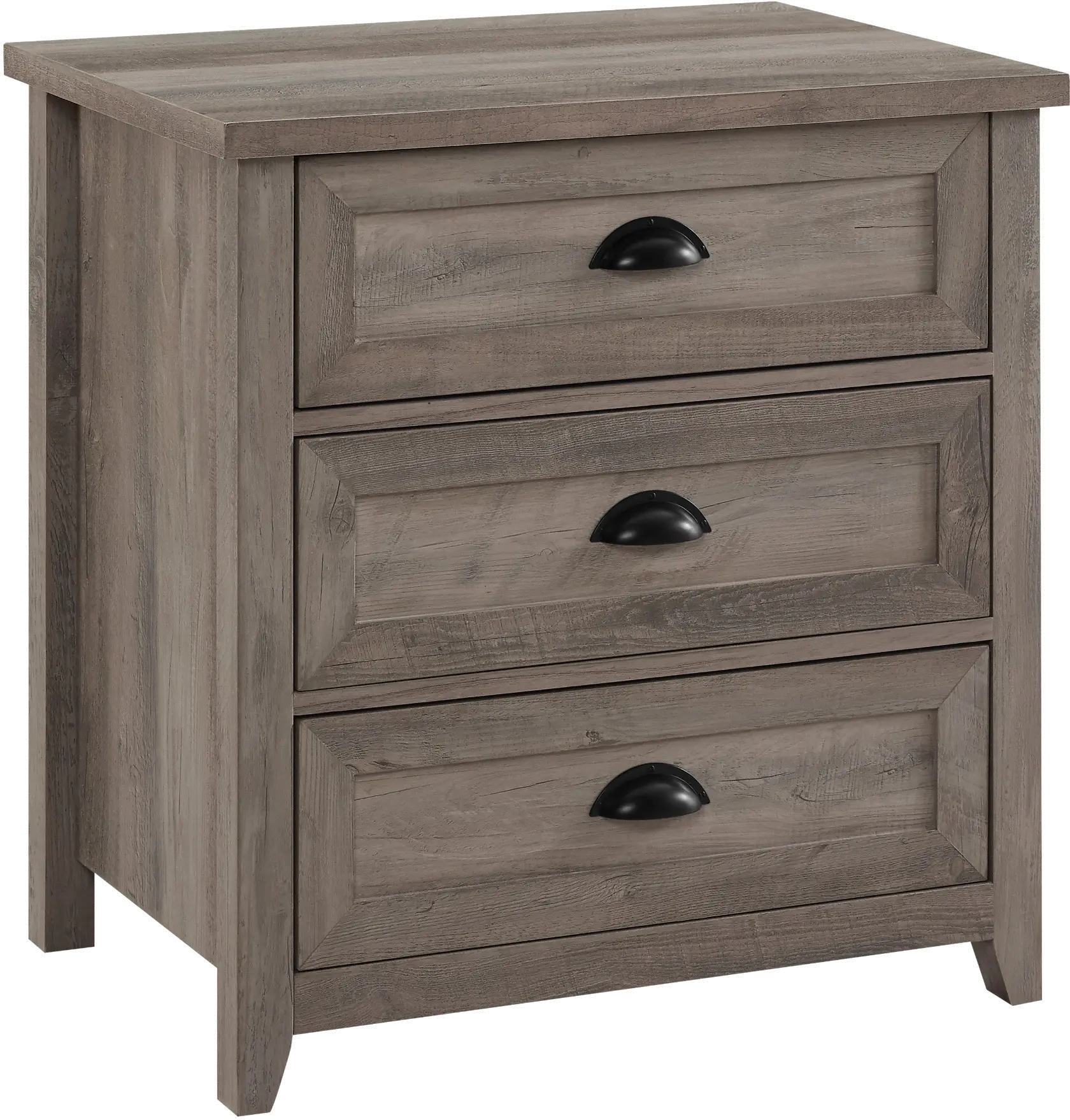 BR3DODDNSGW Odette Gray Wash 3-Drawer Nightstand-3