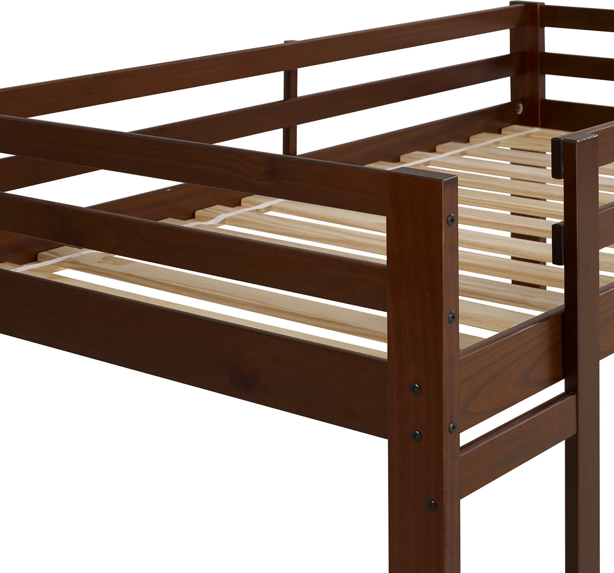 BW3TOTWT Walnut Wood Triple Bunk Bed-4