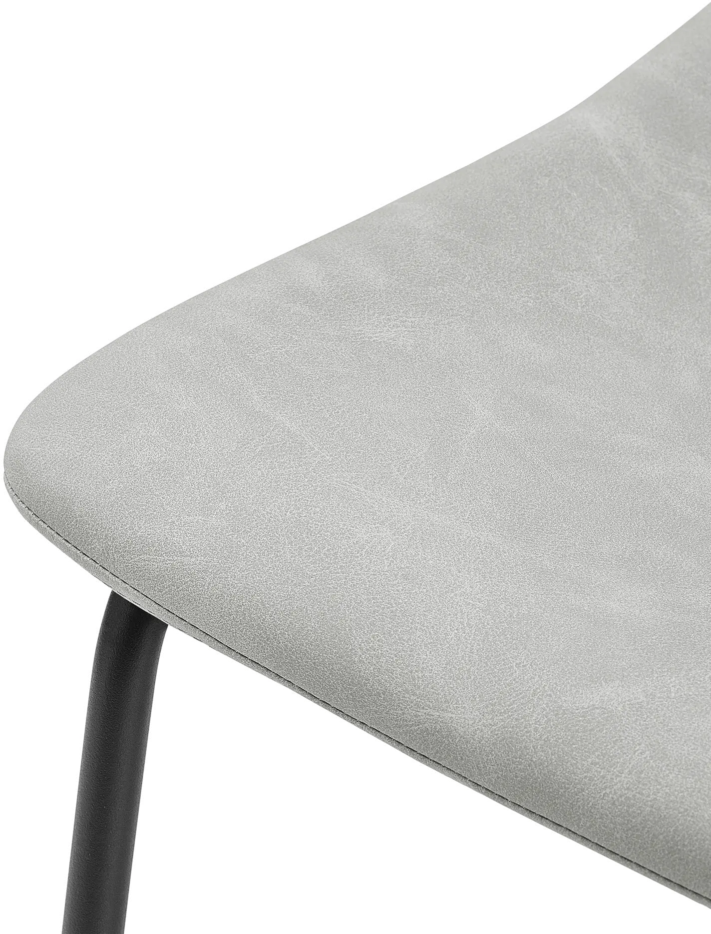 CHL26GY Saddles Gray Counter Stool, Set of 2 - Walker Edison-4